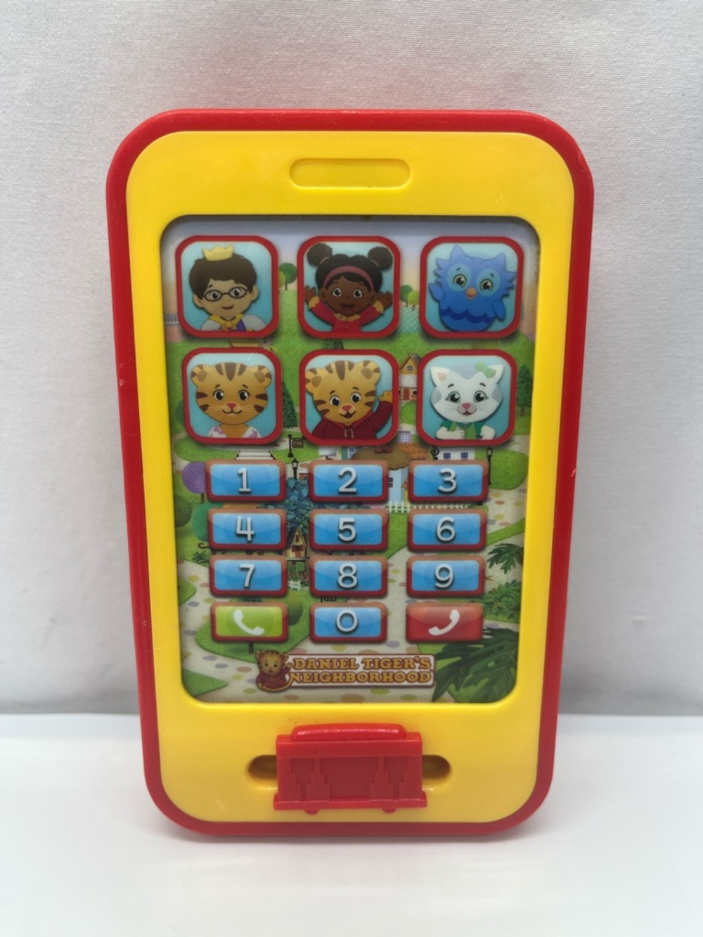 Children's Daniel Tiger Interactive Toy Phone - Yellow and Red